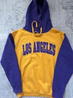 🧡3/15 New York Popular Los Angeles Purple Gold Hoodie Men's S